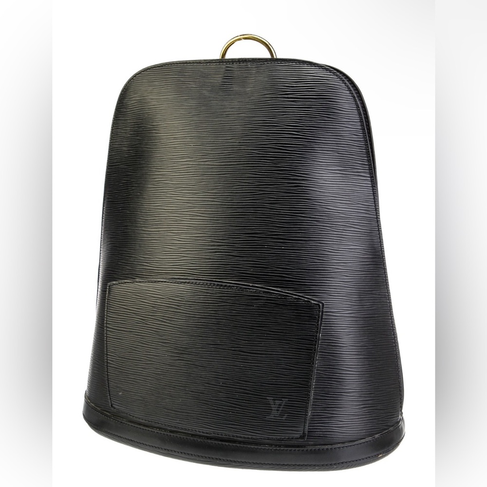 Louis Vuitton LV Black Epi Gobelins Backpack Bag Unisex Vintage Modern - Picture 1 of 15